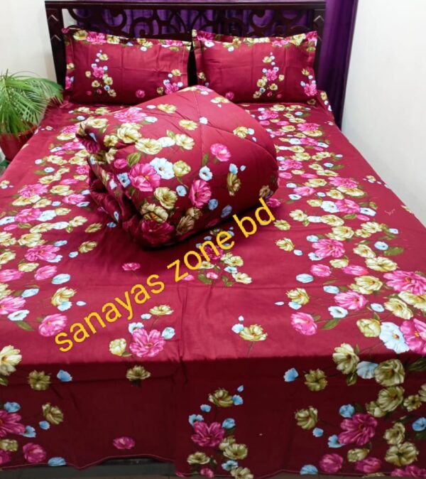 ফুল বেড কম্ফর্টার সেট – মোট ৫ পিস